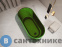 картинка Ванна ABBER Kristall AT9706Emerald 170х80 прозрачная зеленая