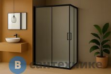 Душевой уголок Royal Bath RB HPD-C-BL 115x80x200 (матовое) (RB8115HPD-C-BL) без поддона