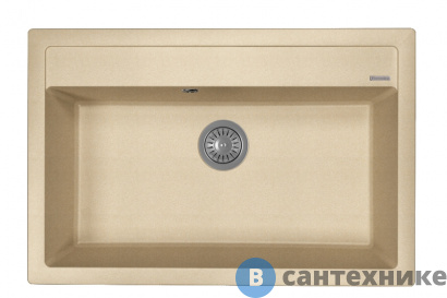 картинка Кухонная мойка FLORENTINA Липси 770, бежевый FG (20.440.E0770.104)