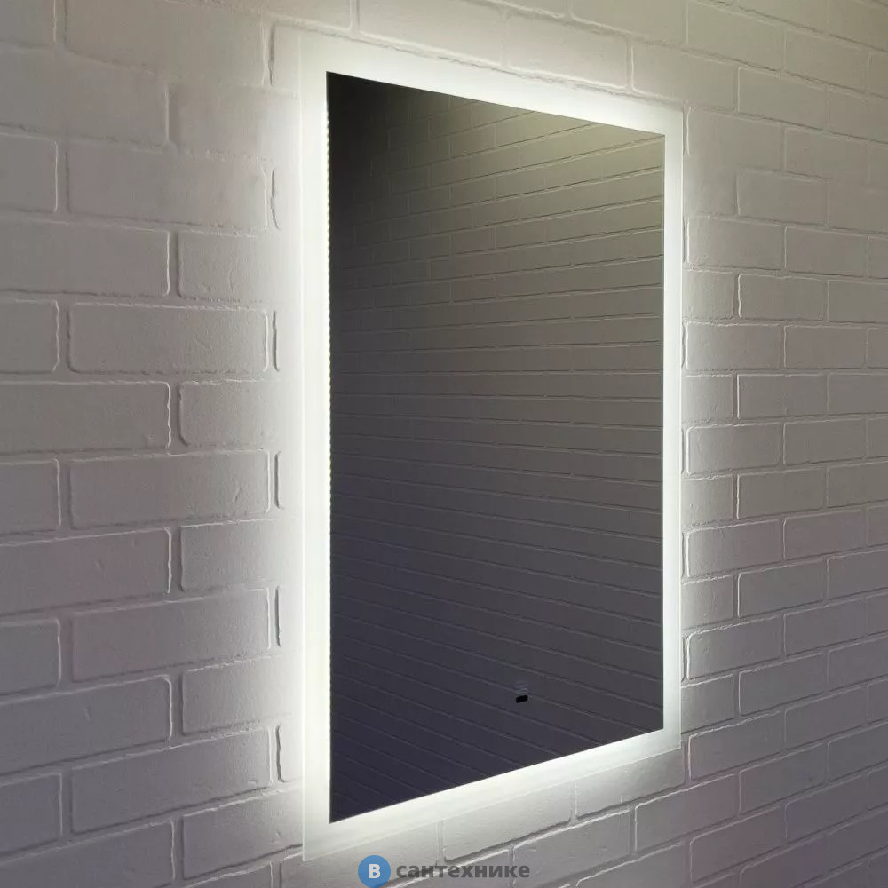 Зеркало Comforty Эдельвейс-65 LED-подсветка, бесконтактный сенсор