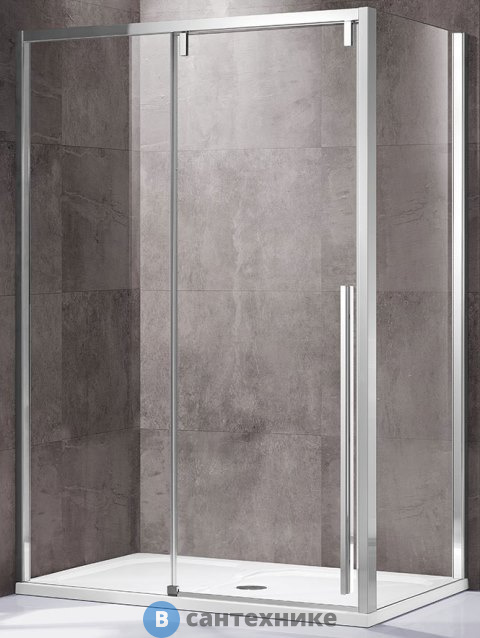 Душевой уголок Vincea Lugano VSR-1L9014CL-1, 1400*900, хром, стекло прозрачное, без поддона