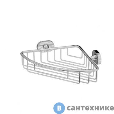 картинка Корзина AM.PM Sense L A7434800 для душа угловая, хром