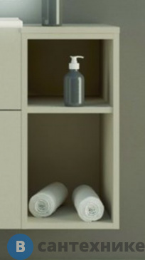 картинка Шкаф Cezares URBAN 55165 подвесной с открытыми полками, Spatolato bianco, 30x46x62