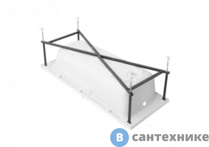 картинка Каркас сварной для ванны Aquanet ROMA 150*70 (197170)