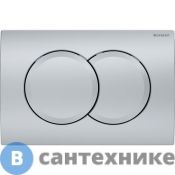 Смывная клавиша Geberit Delta01 115.107.46.1, для двойного смыва: матовый хром