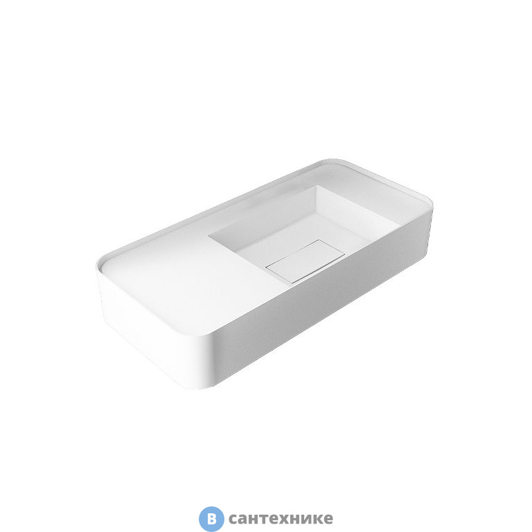 Раковина Vincea VWB-6S412MW, 1200*400*150, подвесная, белый матовый