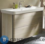 Тумба Burgbad Iveo подвесная с умывальником с 1 отв под смес. 1200х492х721 мм. 2 выдв ящика, сифон в компл. F2835 дуб меринос (SFEN120F2835G0161C0001*1)