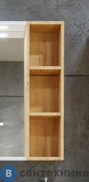 картинка Шкаф Бриклаер КРИСТАЛЛ 20 Дуб бунратти навесной открытый