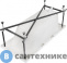 картинка Каркас сварной для акриловой ванны Aquanet Light 150x70 /242147/