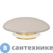 Накладка на слив для раковины ABBER AC0014MBE бежевая матовая, керамика