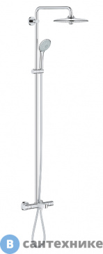 картинка Душевая стойка Grohe 27475001 Euphoria 260 с термостатом для ванны, 9.5 л/мин