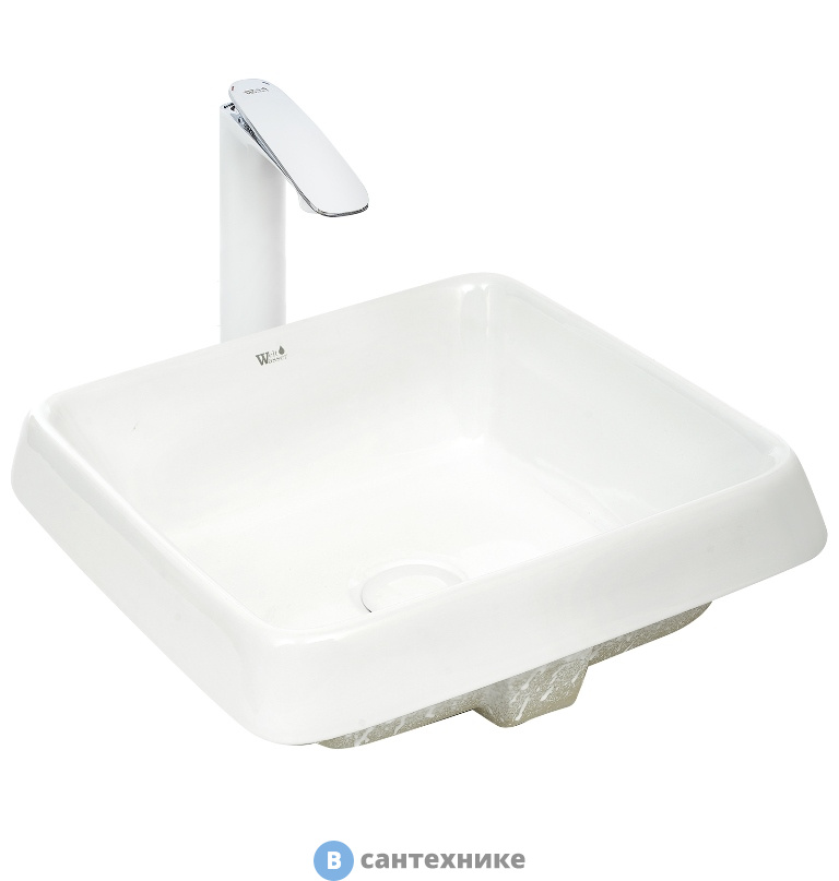 Раковина WELTWASSER DEILBACH 6042 врезная (440х440х185)