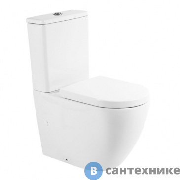 картинка Унитаз без бачка BelBagno SFERA-TR BB2141CPR безободковый без сиденья