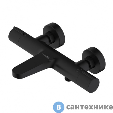 картинка Смеситель WasserKRAFT Elbe 7411 Thermo термостатический для ванны