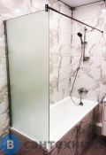 Шторка на торец ванны Oporto Shower 804TM 70x140 стационарная матовое стекло (804ТM/70)