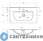 картинка Раковина BelBagno BB-8099-3-70, 710x400x170, керамика