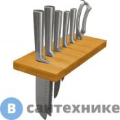Модуль Reginox держатель ножей (бамбук) R1633 (c/box) (43200)