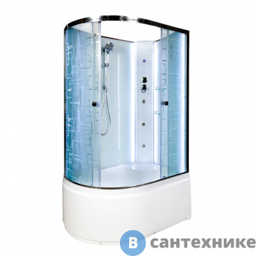 картинка Душевая кабина AvaCan EM4511 N R LED с гидромассажем (EM4511RNLED+GM)