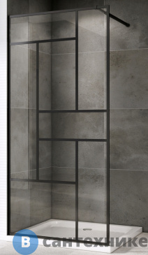 картинка Душевая перегородка ABBER Immer Offen AG63120B8 120*200