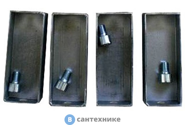 Комплект удлинителей Bette 125 мм к металлической раме для поддонов высотой н15см (B50-0005)