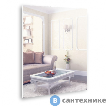 картинка Зеркало AZARIO Алмина 600х800 (сенсорный выключатель) (ФР-1541)