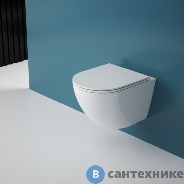 картинка Унитаз подвесной ESBANO GARDENA-49T сиденье дюропласт