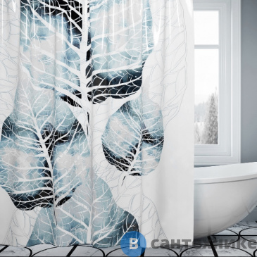 картинка Шторка WasserKRAFT Glan SC-51101 для ванной