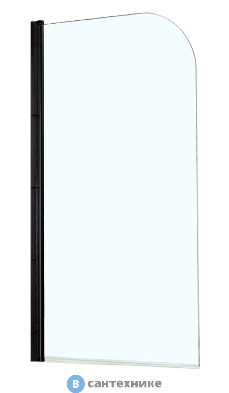 Душевая шторка AZARIO MERRIT AZ-NF6211 700*1500, , стекло прозр 5 мм. профиль чёрный (AZ-NF6211 700 BLACK)