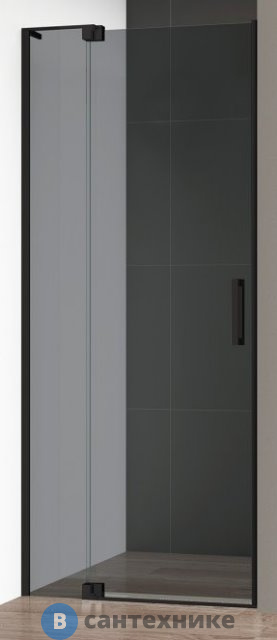 Душевая дверь Cezares SLIDER-B-1-100/110-GRIGIO-NERO 1000x1950