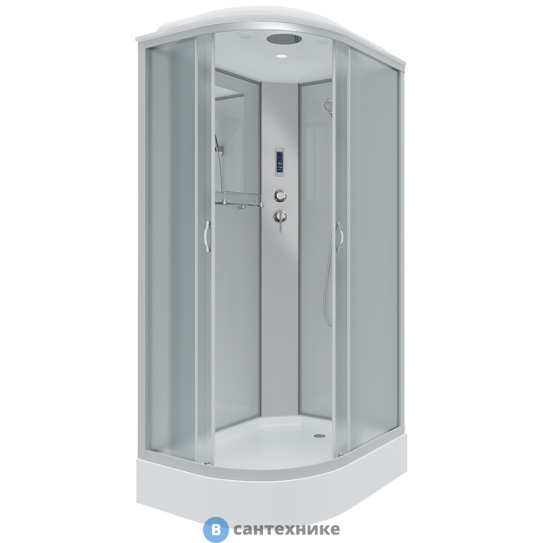 Душевая кабина Niagara NG-3312-14RP (1200х800х2150) низкий поддон, стекло матовое