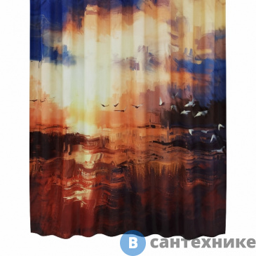 картинка Шторка WasserKRAFT NEW Ammer SC-70103 для ванной