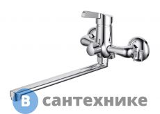 Смеситель D&K Rhein.Schiller DA1463301 для ванны с душем, длинный излив хром