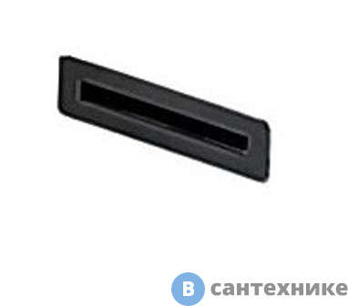 картинка Накладка на перелив ABBER AB0005 чёрная