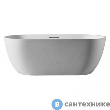 картинка Ванна ABBER Frankfurt AM9941 170х75 из искусственного камня, белая