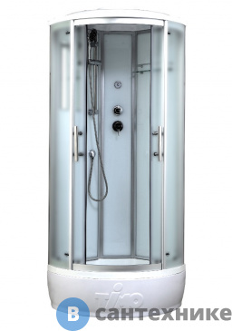 картинка Душевая кабина Timo Standart Т-6680 Silver Fabric (80*80*220)