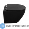 картинка Унитаз подвесной BelBagno COLORATO, чёрный BB062CHR-MB/BB062SC-MB безободковый с сиденьем