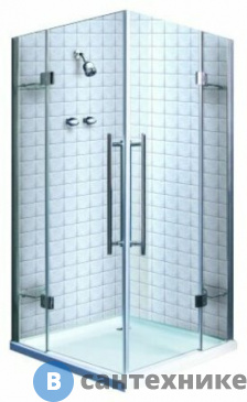 картинка Душевой уголок Wasserfalle F-2001 (90x90)