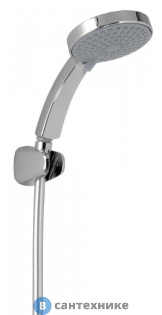 Ручной душ Jacob Delafon CITRUS E12917-CP шланг с настенным держателем, d 110 мм (хром)