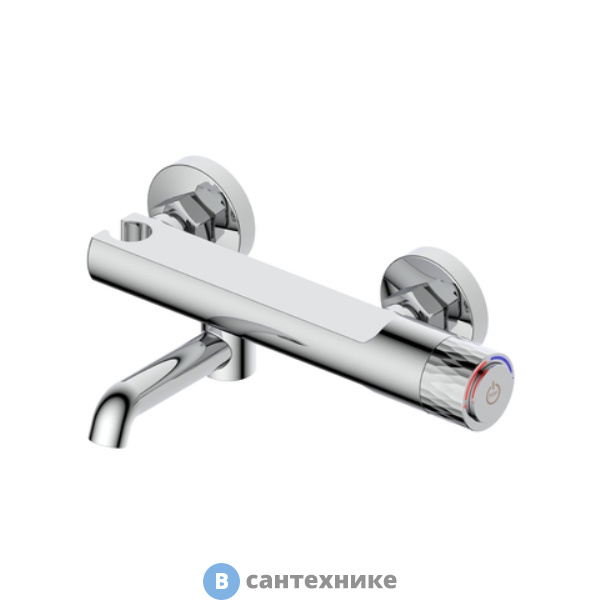 Смеситель Orange PURE M02-100cr для ванны/душа с кнопочным управлением