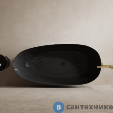 картинка Карбоновая ванна ABBER Karbon AK9011-1.7 черная