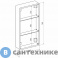 картинка Зеркало-шкаф Континент ELLIOTT, 400х800 правый (МВК057)