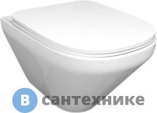 Унитаз подвесной Jacob Delafon E77725-0 Modern life с креплениями в комплекте, без сиденья