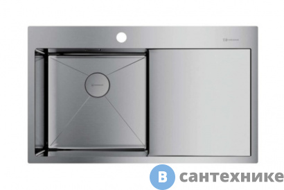 картинка Кухонная мойка OMOIKIRI Akisame 86-IN-L (4993760)