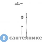 Душевая система RGW SP-52 хром (головной душ/смеситель/ручной душ/) (21140852-01)