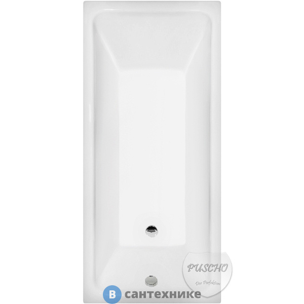 Чугунная ванна PUSCHO LIGA 1800x800, без ножек и сифона