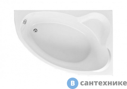 картинка Акриловая ванна Aquanet MAYORCA 150*100 R к/с37 (205438)