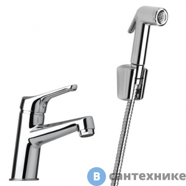 картинка Смеситель Paini 05CR205/574 д/раковины BIOS с гиг. душем, хром