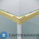 картинка Душевое ограждение Grossman Galaxy 300.K33.01.1010.32.00 (100*100*195) квадрат, раздвиж, золото сатин, стекло прозрач., без поддона
