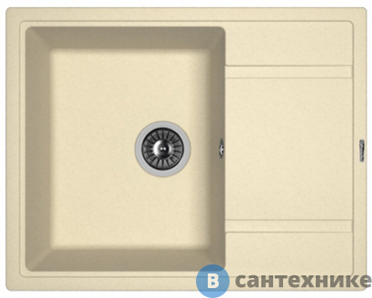 картинка Кухонная мойка FLORENTINA Липси 650, шампань FS (20.125.C0650.202)