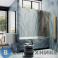 картинка Шторка для ванны в профиле MaybahGlass 1400*300 Стекло 8 мм Бронза матовая (MGV-249-3у)
